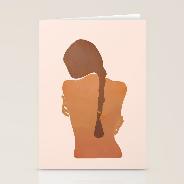 Minimal Female Figure Stationery Card Gallery Image 2