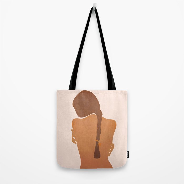 Minimal Female Figure Tote Bag Gallery Image 2