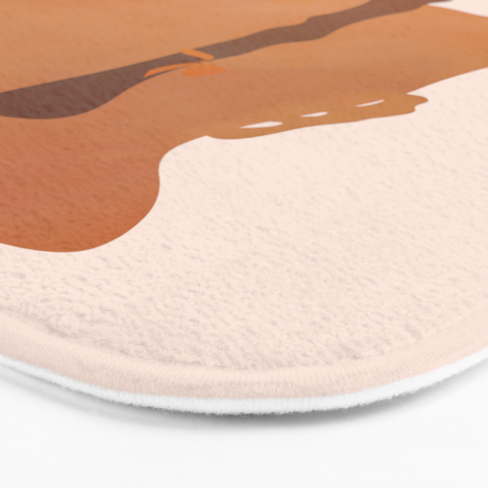 Minimal Female Figure Bath Mat Gallery Image 3