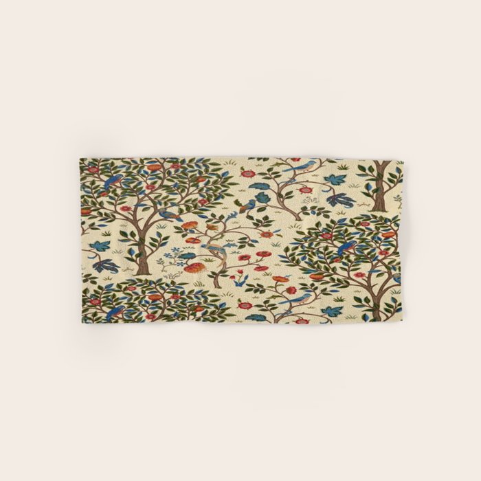 William Morris Kelmscott Tree Bath Towel Gallery Image 1