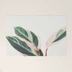 Pink Leaves III Welcome Mat Gallery Image 1