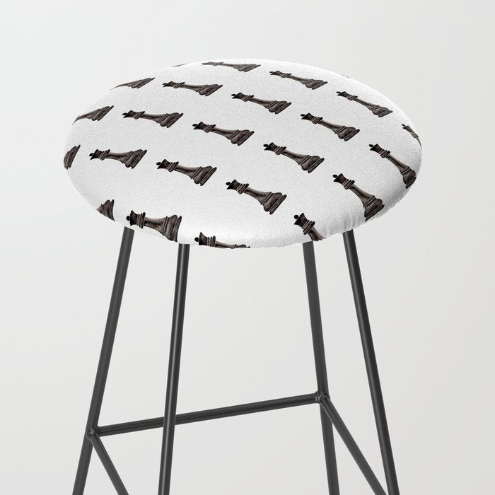 Queen (watercolor painting) Stool Gallery Image 2