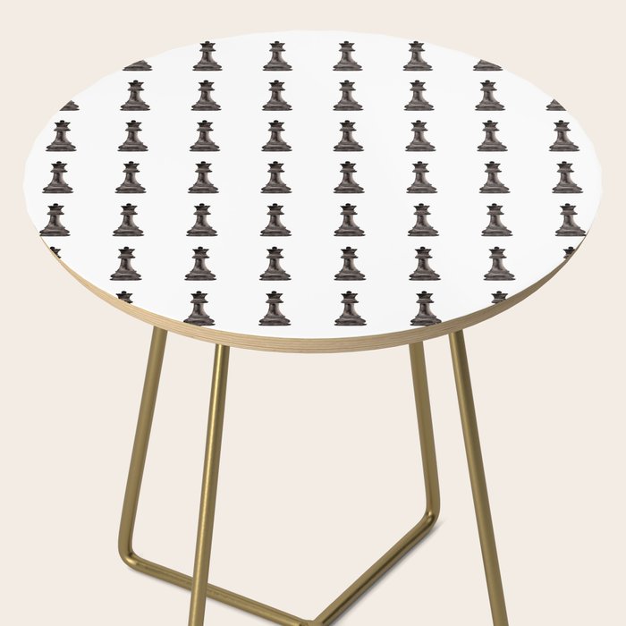 Queen (watercolor painting) Side Table Gallery Image 2