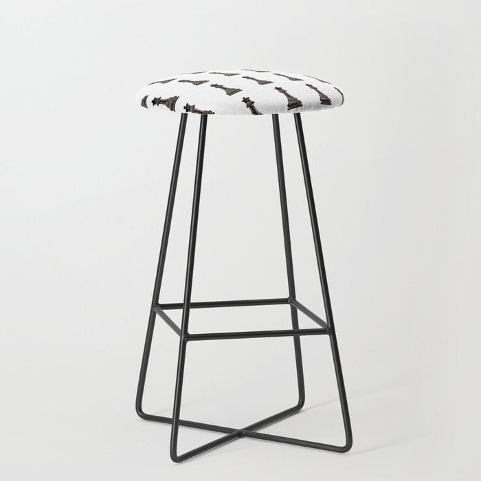 Queen (watercolor painting) Stool Gallery Image 1