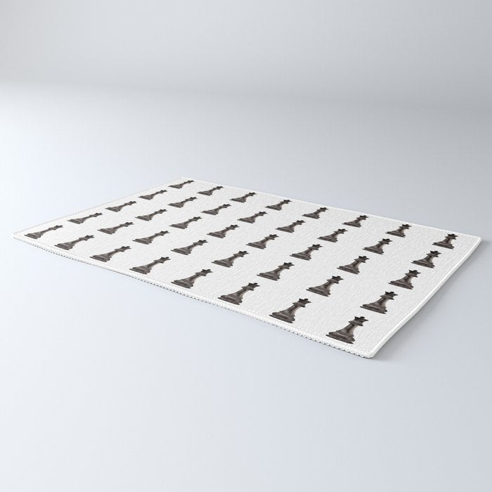 Queen (watercolor painting) Rug Gallery Image 3