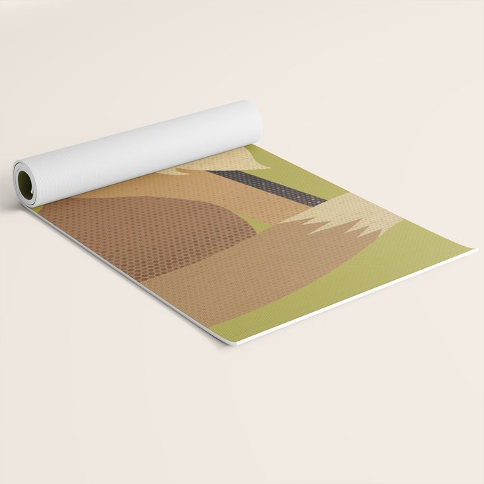 Whimsy Red Fox Yoga Mat Gallery Image 2
