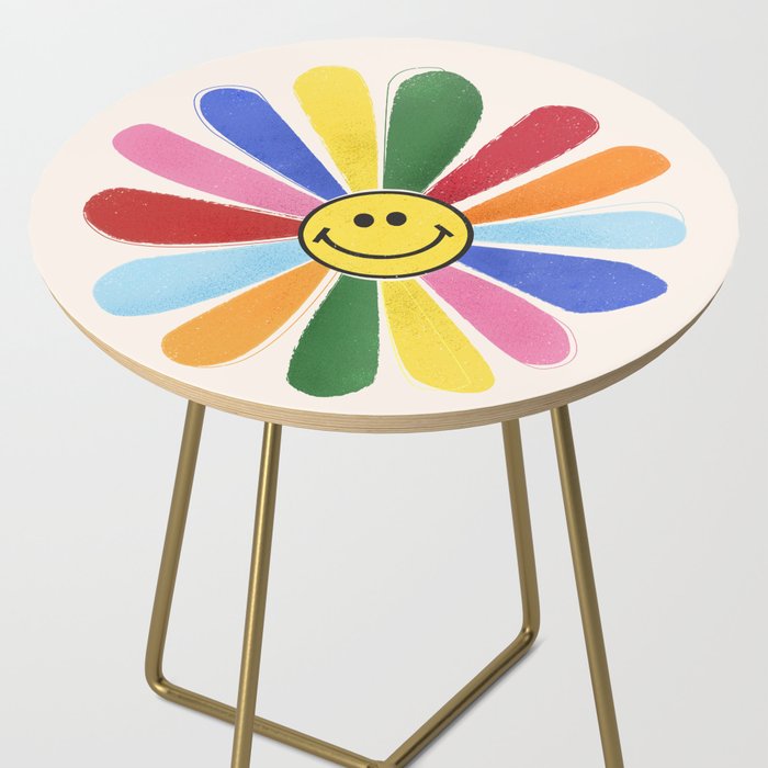 Smiley Hippie Daisy Side Table Gallery Image 2