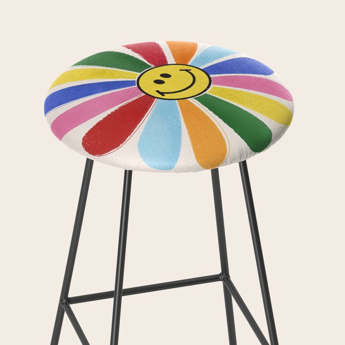 Smiley Hippie Daisy Stool Gallery Image 2