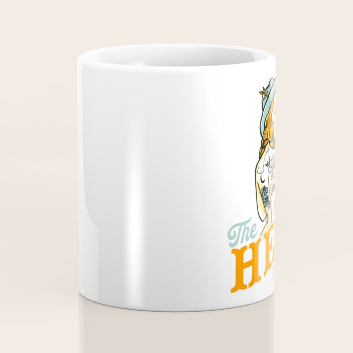 The Hell I Won't: Tattoo Redhead With A Revolver Coffee Mug Gallery Image 4