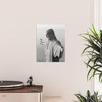 Christ the Redeemer, Rio de Janeiro, Brazil death defying dare devil black and white photography Poster Gallery Image 2