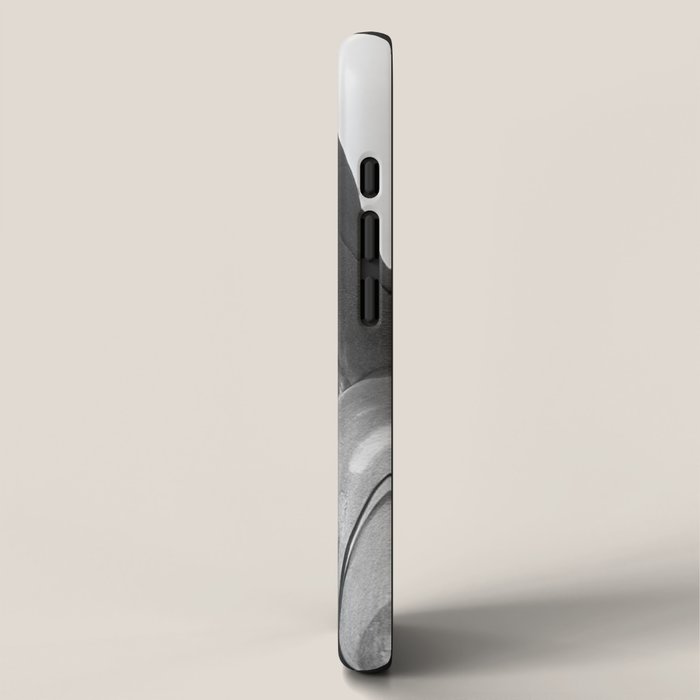 Christ the Redeemer, Rio de Janeiro, Brazil death defying dare devil black and white photography iPhone Case Gallery Image 2