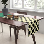 Green Colorblock Table Runner Gallery Image 2