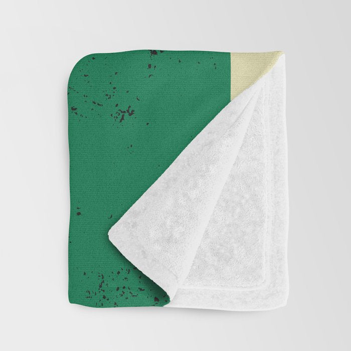 Green Colorblock Throw Blanket Gallery Image 3