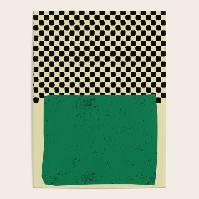 Green Colorblock Poster Gallery Image 1