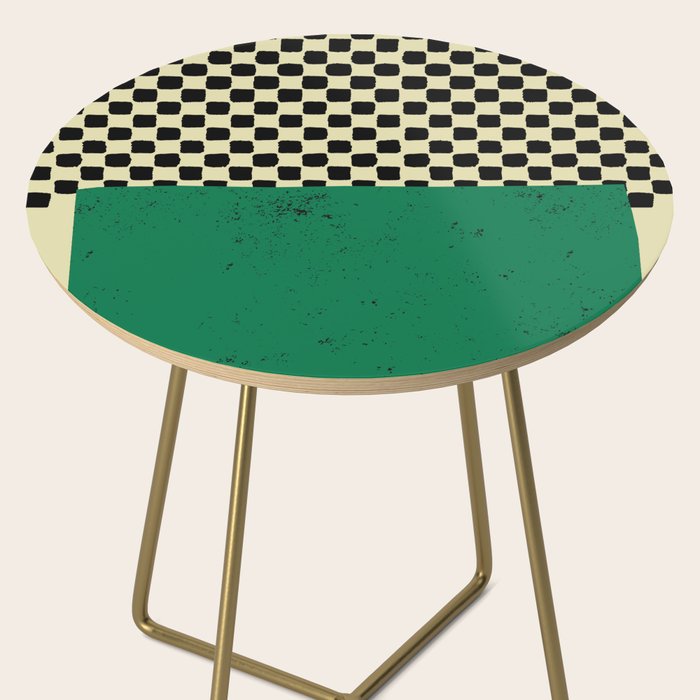 Green Colorblock Side Table Gallery Image 2