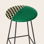 Green Colorblock Stool Gallery Image 2