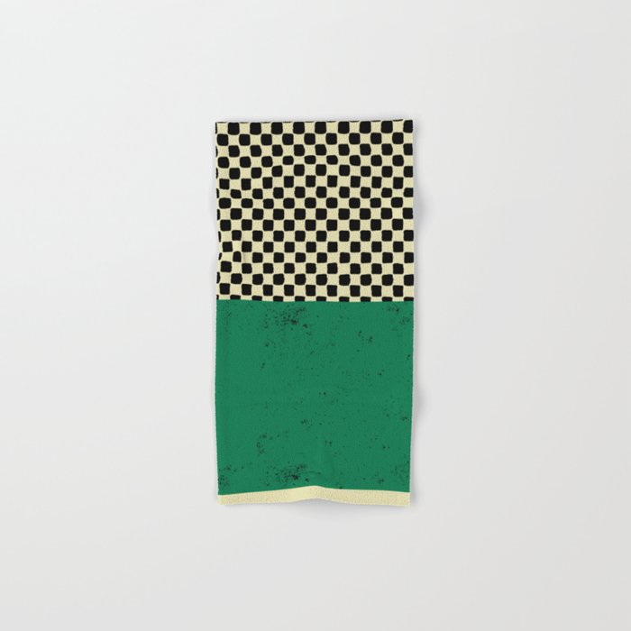 Green Colorblock Bath Towel Gallery Image 1