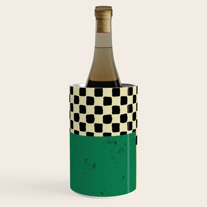 Green Colorblock Wine Chiller Gallery Image 3