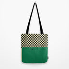 Green Colorblock Tote Bag Gallery Image 2