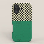 Green Colorblock iPhone Case Gallery Image 1