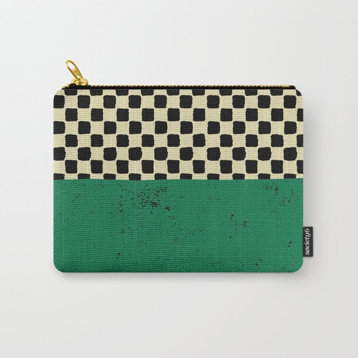 Green Colorblock Carry All Pouch Gallery Image 1