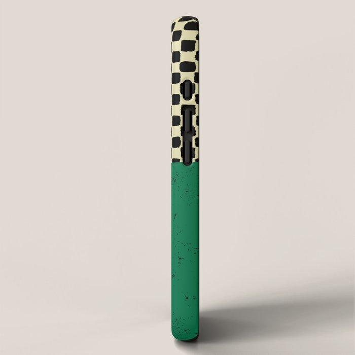 Green Colorblock iPhone Case Gallery Image 2