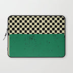 Green Colorblock Laptop Sleeve Gallery Image 1