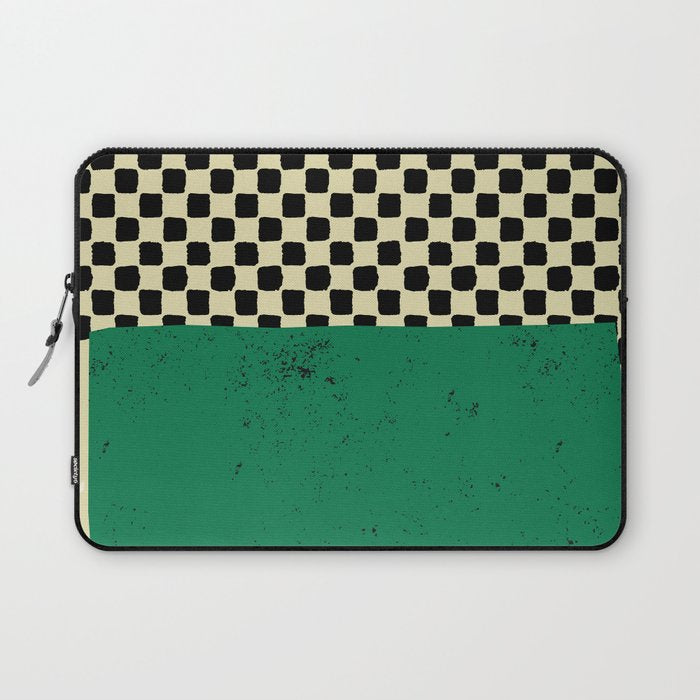 Green Colorblock Laptop Sleeve Gallery Image 1