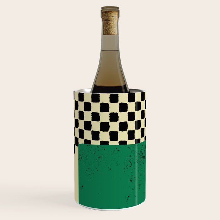 Green Colorblock Wine Chiller Gallery Image 2