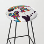 Psychedelic Planet Stool Gallery Image 2