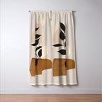 Abstract Art /Minimal Plant 114 Window Curtain Gallery Image 3