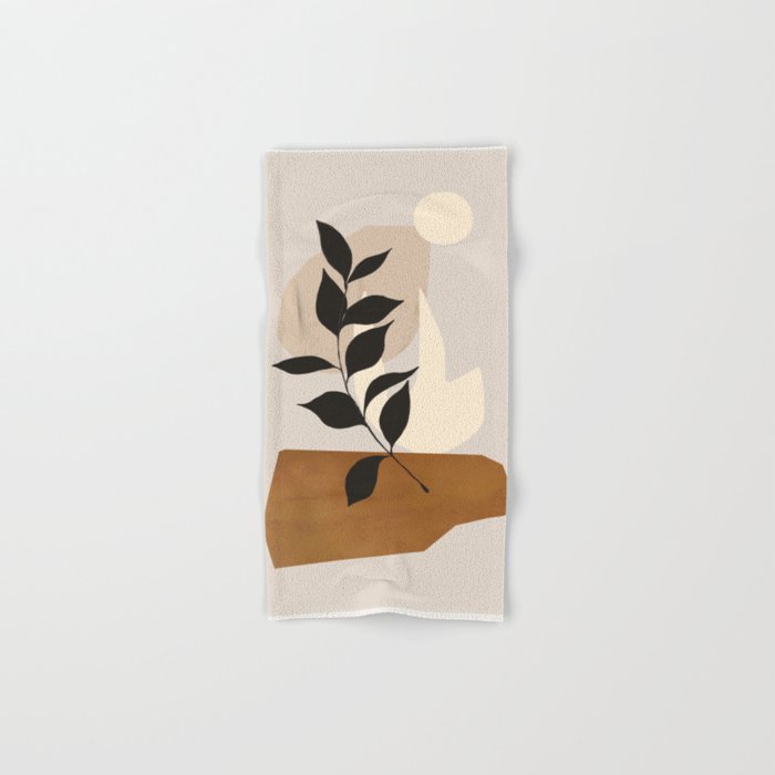 Abstract Art /Minimal Plant 114 Bath Towel Gallery Image 1