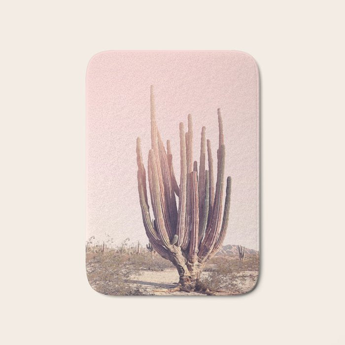 Blush Cactus Bath Mat Gallery Image 1