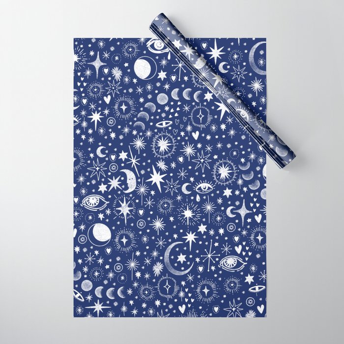 Magic love 1BW Wrapping Paper Gallery Image 1