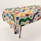 Eclectic Revival Autumn Geometry Tablecloth Gallery Image 1