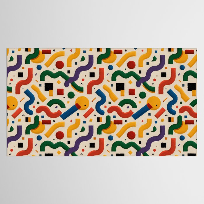 Eclectic Revival Autumn Geometry Tablecloth Gallery Image 2