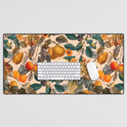Vintage Fruit Pattern IX Desk Mat Gallery Image 1