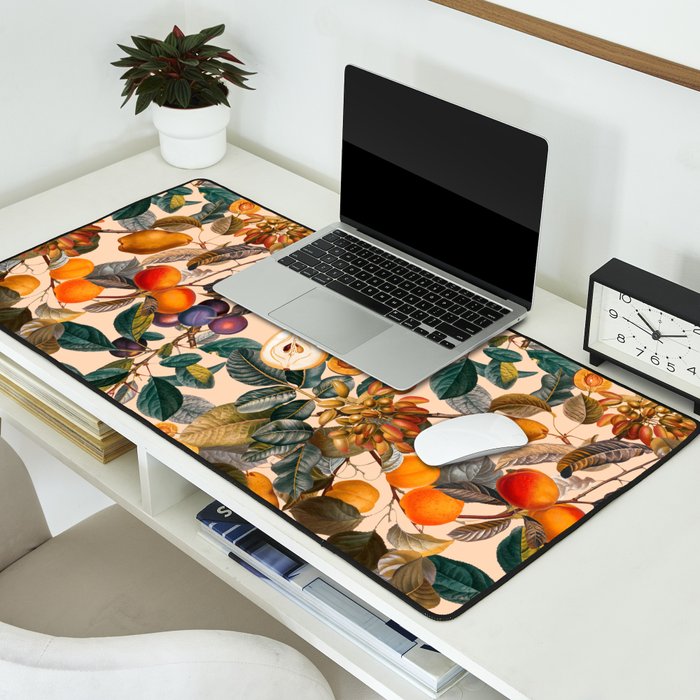 Vintage Fruit Pattern IX Desk Mat Gallery Image 2