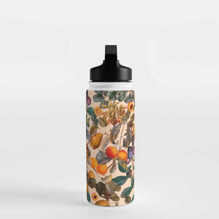 Vintage Fruit Pattern IX Water Bottle Gallery Image 3
