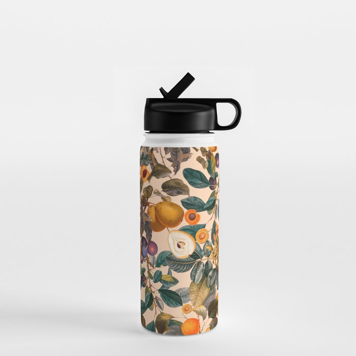 Vintage Fruit Pattern IX Water Bottle Gallery Image 1