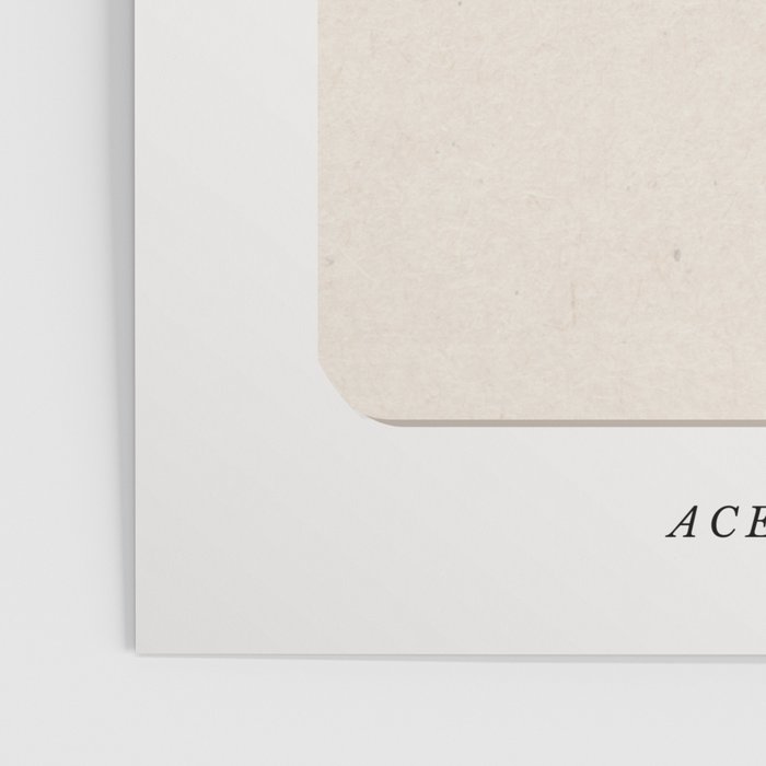 Ace of Hearts Playing Card Art Print Trendy Poster Gallery Image 3