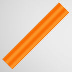 Orange Blur Stripes Retro Contemporary Vertical Stripe Pattern Table Runner Gallery Image 3