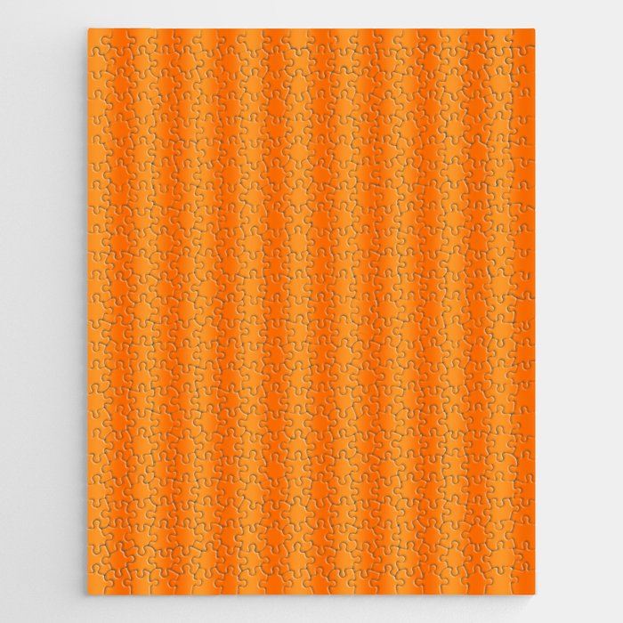 Orange Blur Stripes Retro Contemporary Vertical Stripe Pattern Jigsaw Puzzle Gallery Image 1