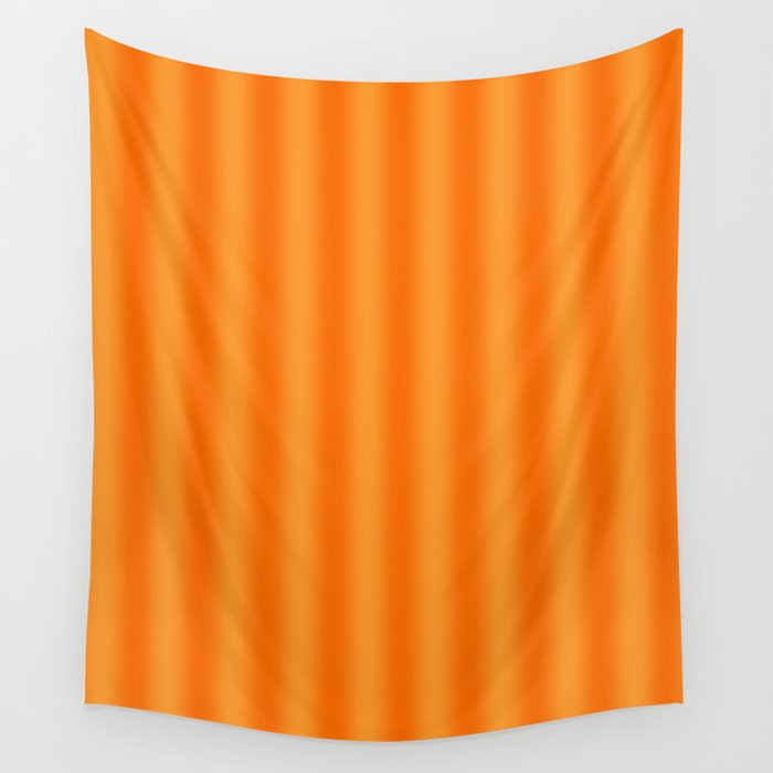 Orange Blur Stripes Retro Contemporary Vertical Stripe Pattern Wall Tapestry Gallery Image 1