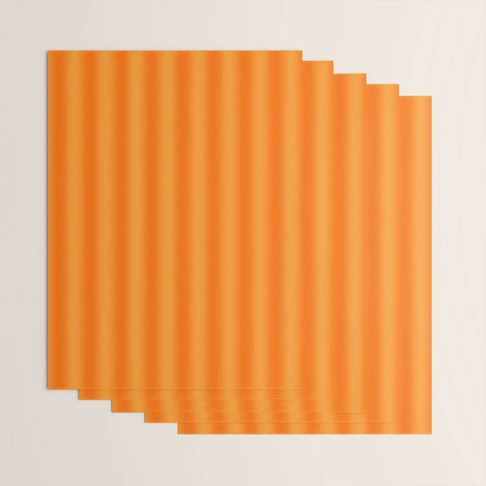 Orange Blur Stripes Retro Contemporary Vertical Stripe Pattern Wrapping Paper Gallery Image 3