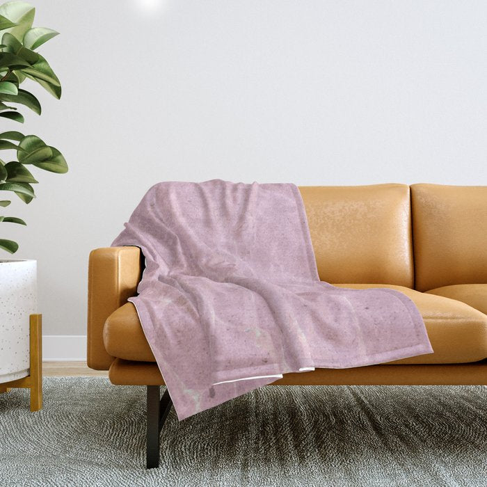 Pink Water Throw Blanket Gallery Image 1