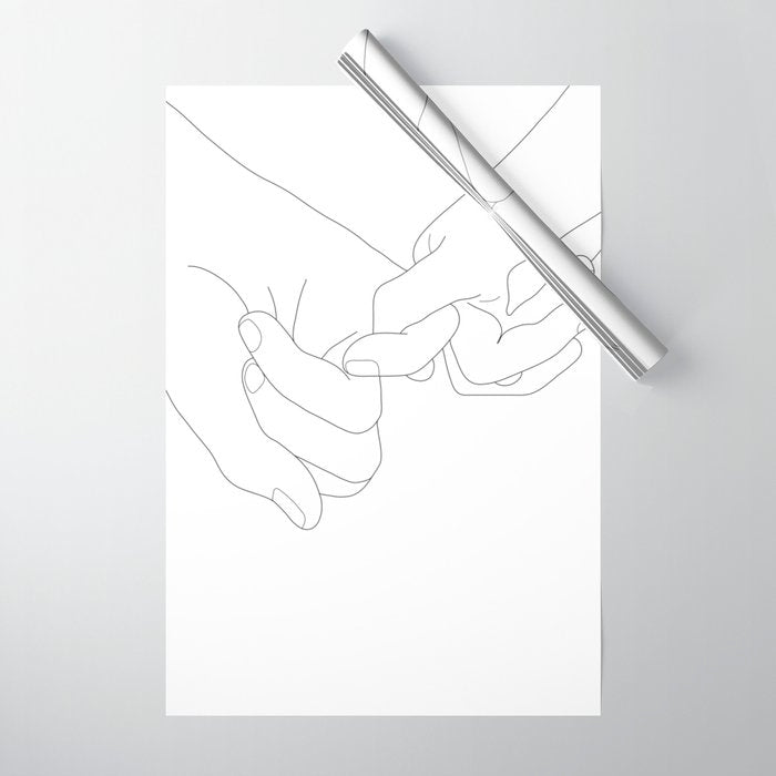 Pinky Promise Wrapping Paper Gallery Image 1