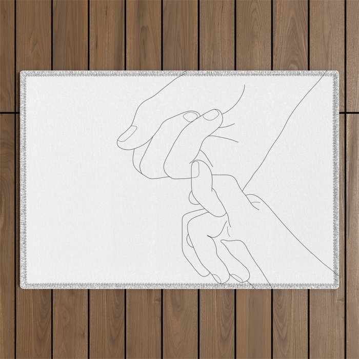 Pinky Promise Outdoor Rug Gallery Image 1