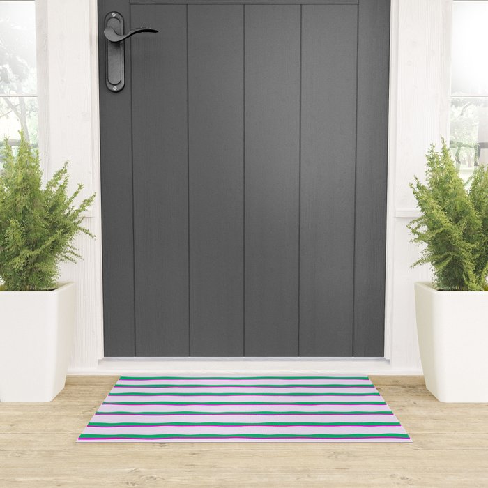 Jolly Stripes Welcome Mat Gallery Image 3