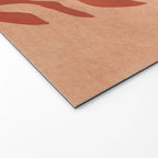 Maximalist wildflower in clay orange Welcome Mat Gallery Image 2